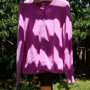 Pink cardigan